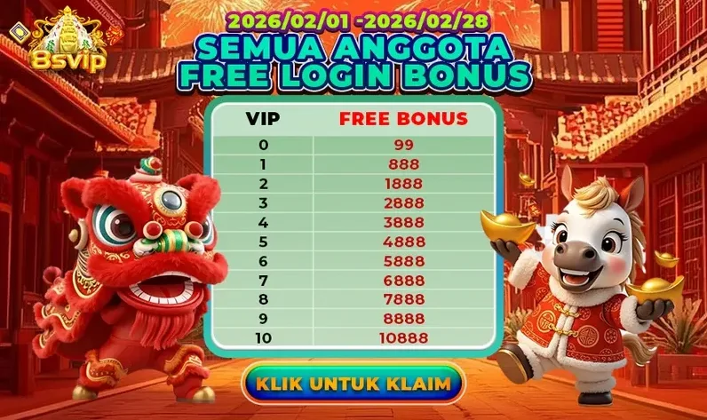 SEMUA ANGGOTA FREE LOGIN BONUS